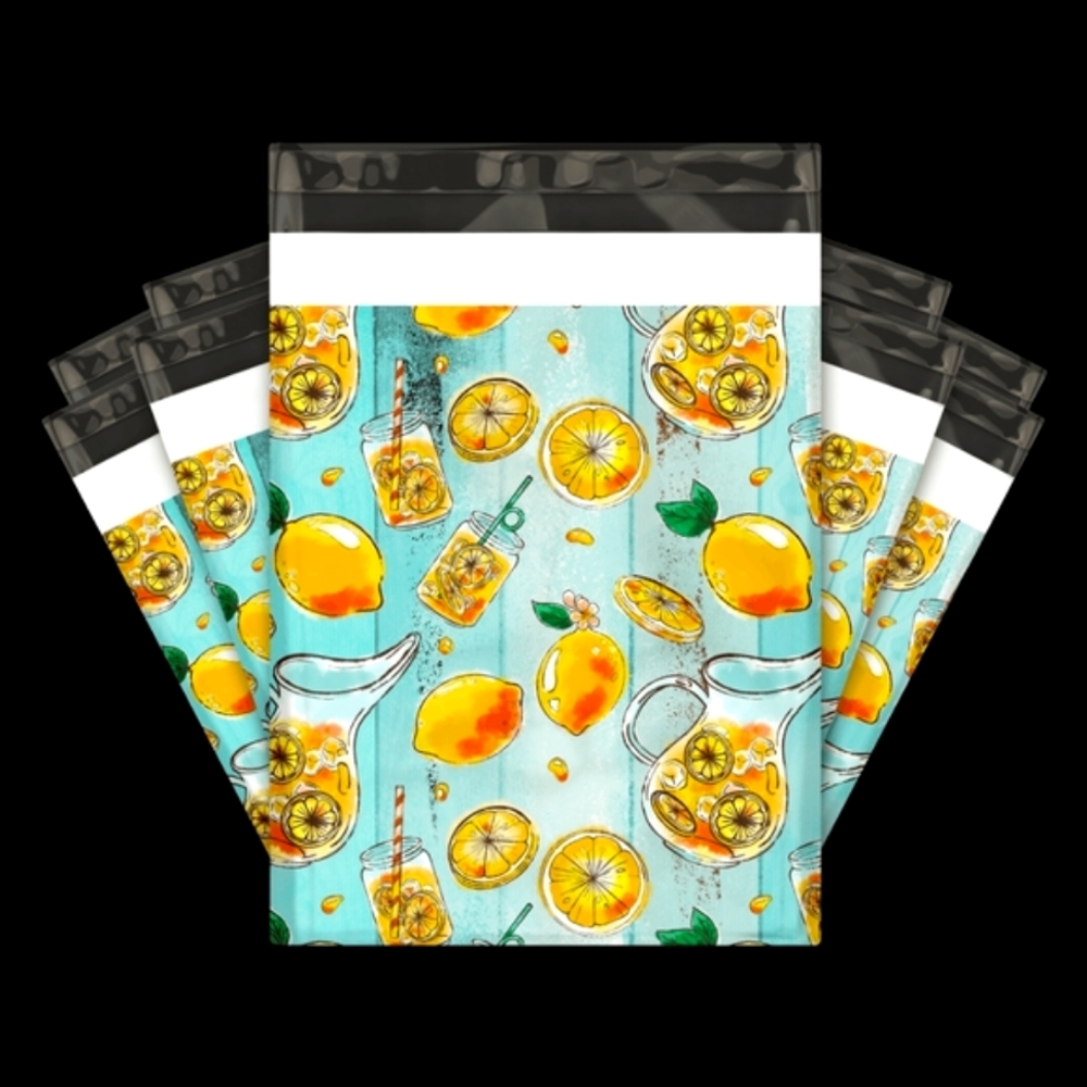 💜10 Ct Poly mailers lemonade